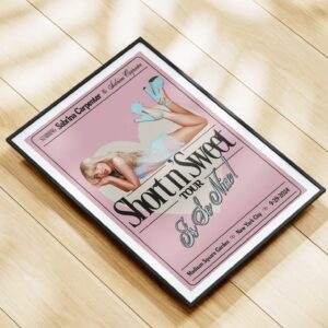 Sabrina Carpenter Album Poster, Sabrina Carpenter Short n' Sweet Album Poster