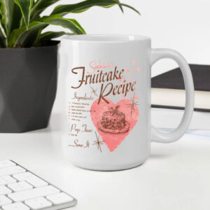 Sabrina Carpenter Fruitcake Recipe Mug